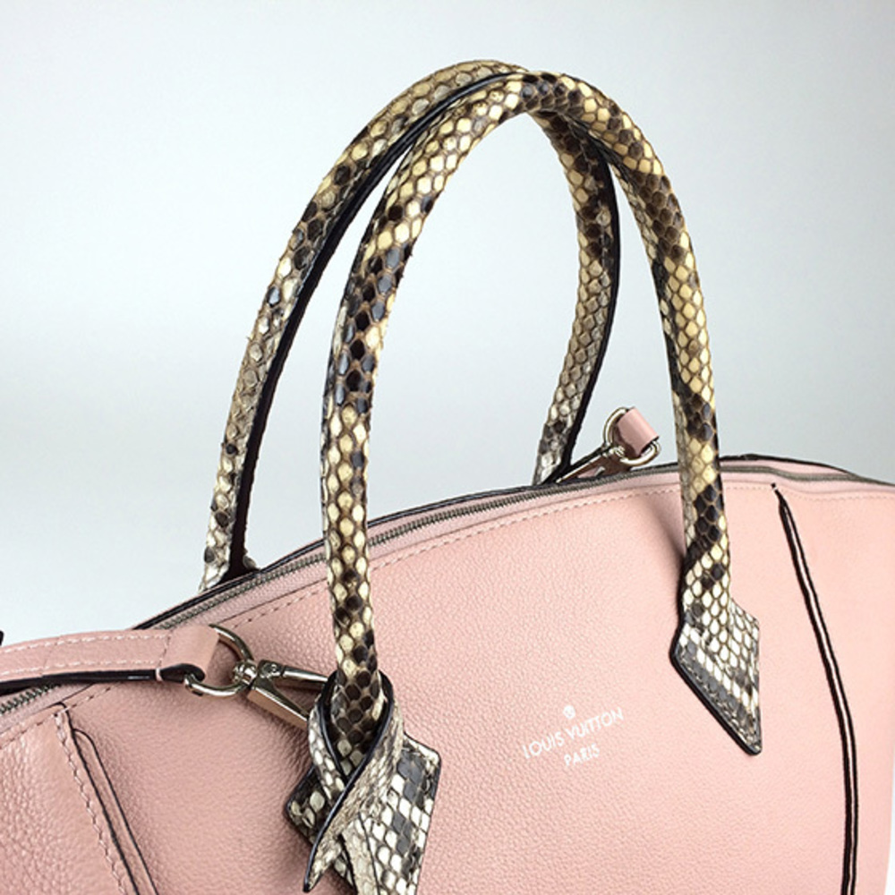 Louis Vuitton Lockit Mm Magnolia Python 2way Hand… - image 5